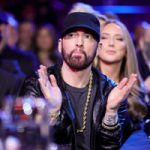Inductee Eminem attends the 37th Annual Rock and Roll Hall of Fame Induction Ceremony at the Microsoft Theater on November 5, 2022 in Los Angeles, California.