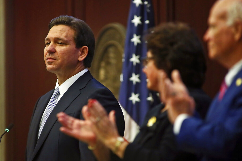 Politics Stops At The Waters Edge? Not For DeSantis On Trip Abroad.