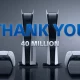 Sony PlayStation 5 sales hit 40 million