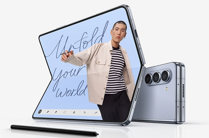 Galaxy Z Fold5 folding phone 2023