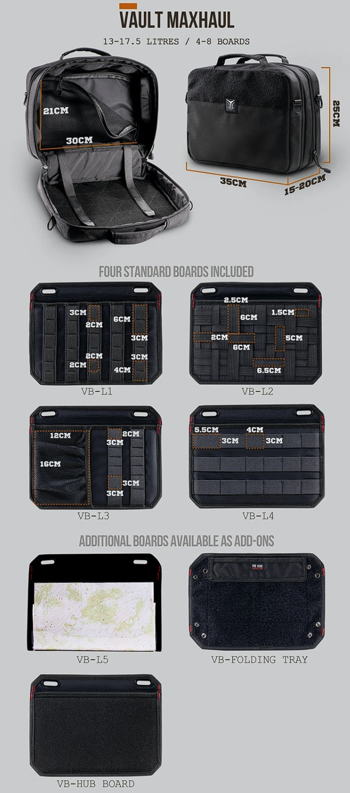 EDC gadget bag for ultimate storage