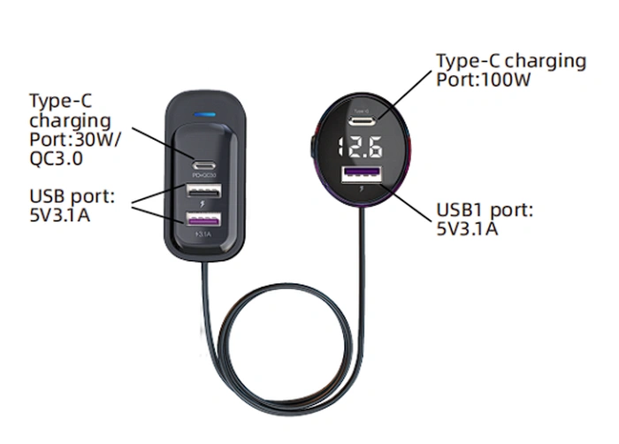 Flashvor connection ports