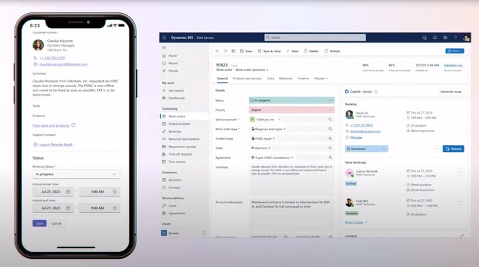 Copilot in Dynamics 365 Field Service AI tool announced