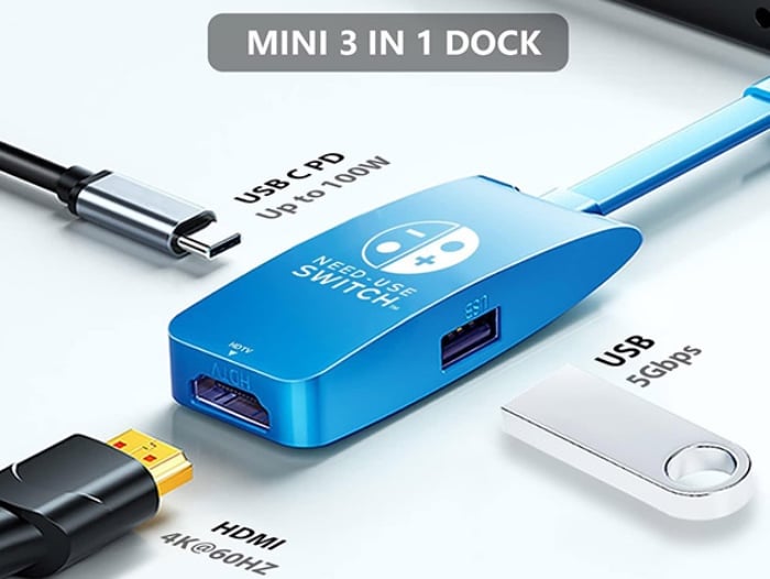 Deals: Mini Docking Station for Nintendo Switch, save 24%