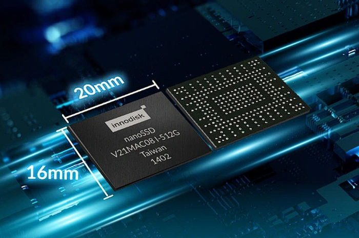 Edge AI miniature design PCIe nanoSSD 4TE3 storage