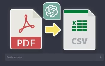 Use ChatGPT to convert PDF to CSV files for data extraction