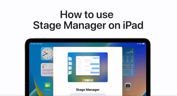How to use Stage Manager on the iPad