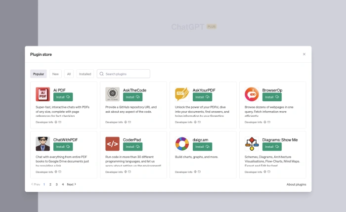 ChatGPT plugins