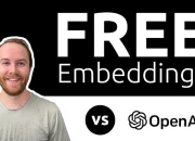 Best and cheapest ways to generate AI embeddings OpenAi vs free