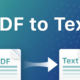 Convert PDF to Text Offline and Online