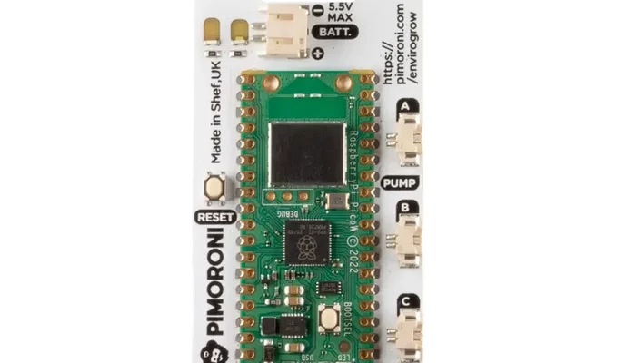 Enviro Grow Raspberry Pi self watering plant monitor