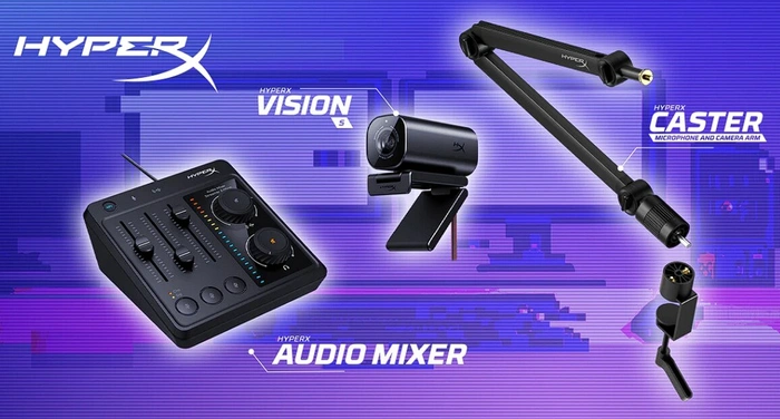 HyperX content creator streaming equipment