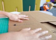 Make cutting cardboard easy for kids with the InvenTABLE