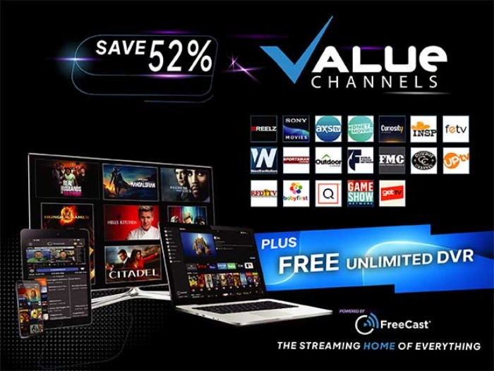 FreeCast Value Channels