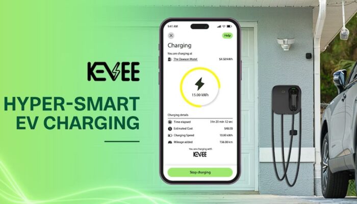 Kevee EV Charger smart electric vehicle charging point