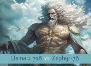Llama 2 70B vs Zephyr-7B LLM models compared