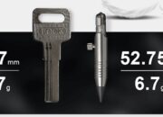 NanoInk everlasting titanium keychain EDC pen