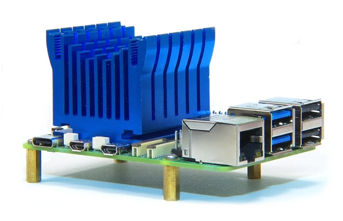 Passive cooling a Raspberry Pi 5 for performance