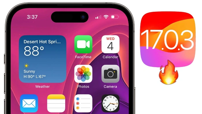 iOS 17.0.3 