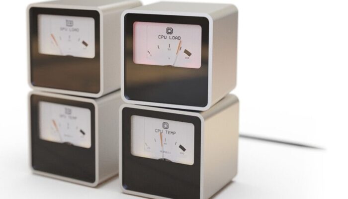 E-Ink analogue dials for CPU & GPU activity monitoring and more