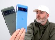 Google Pixel 8 and Pixel 8 Pro shown on video