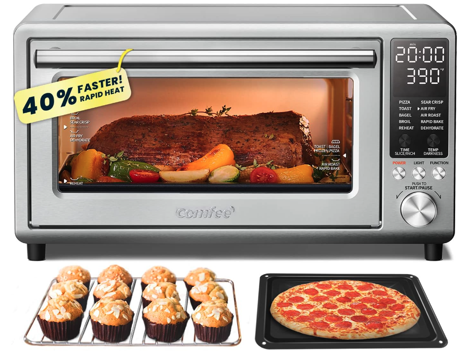 Black Friday Exclusive: Master Holiday Dinners in 15 Minutes with the Comfee FLASHWAVE Toaster Oven