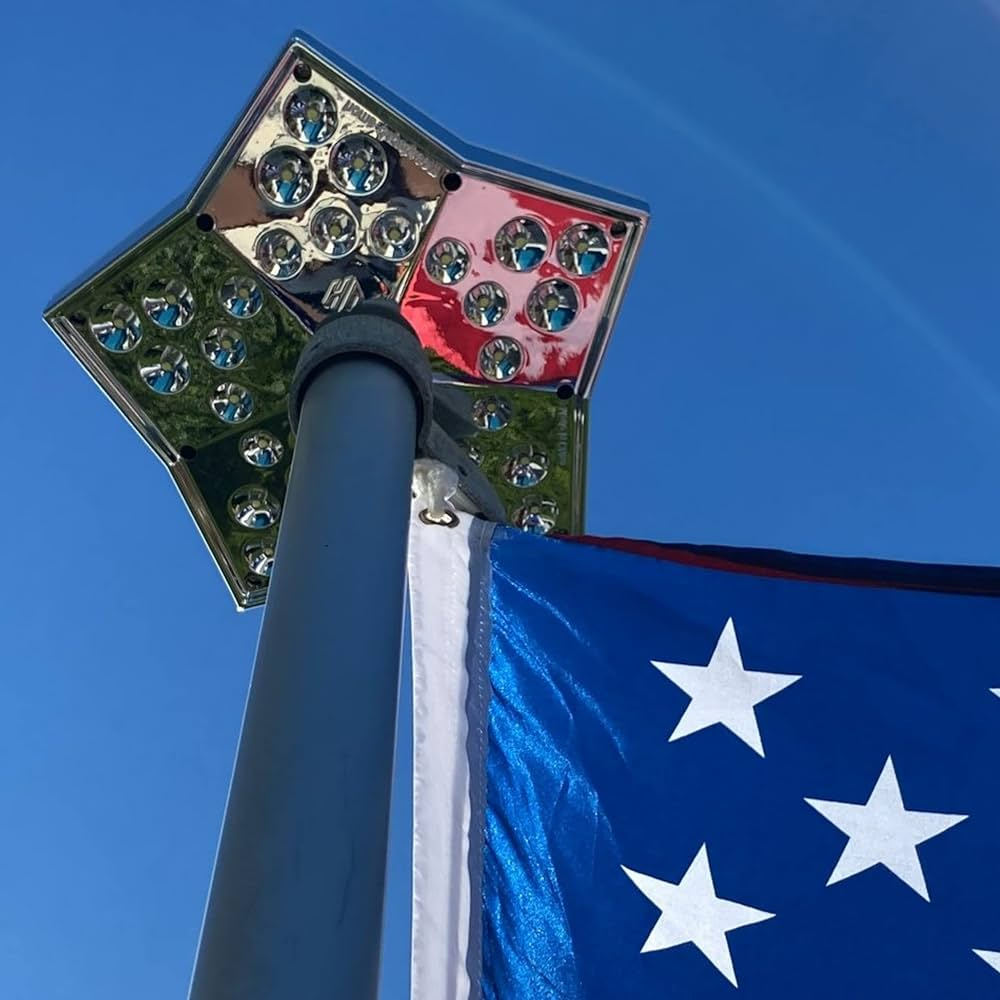Enhance Your Flag Display: A Comprehensive Guide, to Solar Flagpole Lights