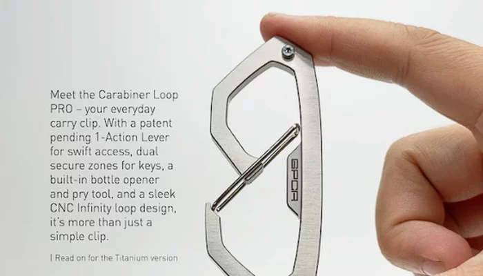 GPCA Loop Pro seesaw Titanium EDC carabiner 