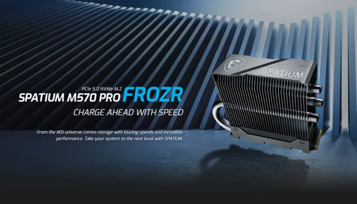 MSI SPATIUM M570 PRO FROZR PCIe 5.0 SSD