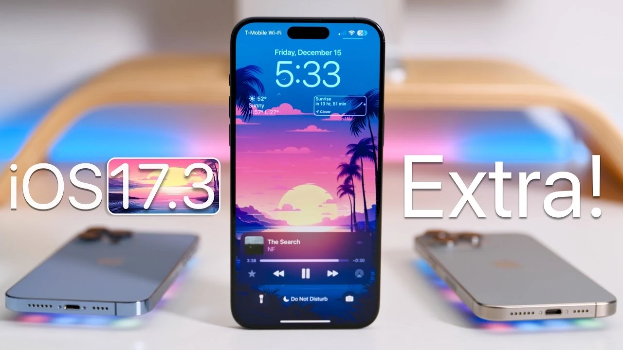 More details on iOS 17.2 and iOS 17.3 (Video)