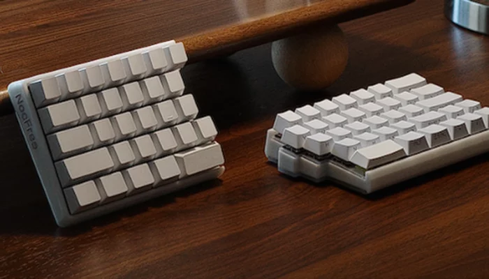 NocFree Lite ergonomic wireless split mechanical keyboard