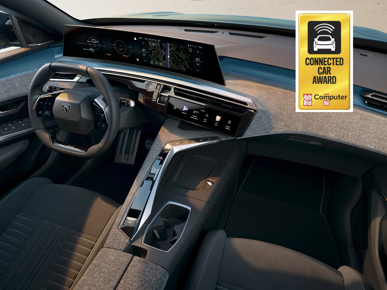 Peugeot Panoramic i-Cockpit wins Connected Car Award 2023